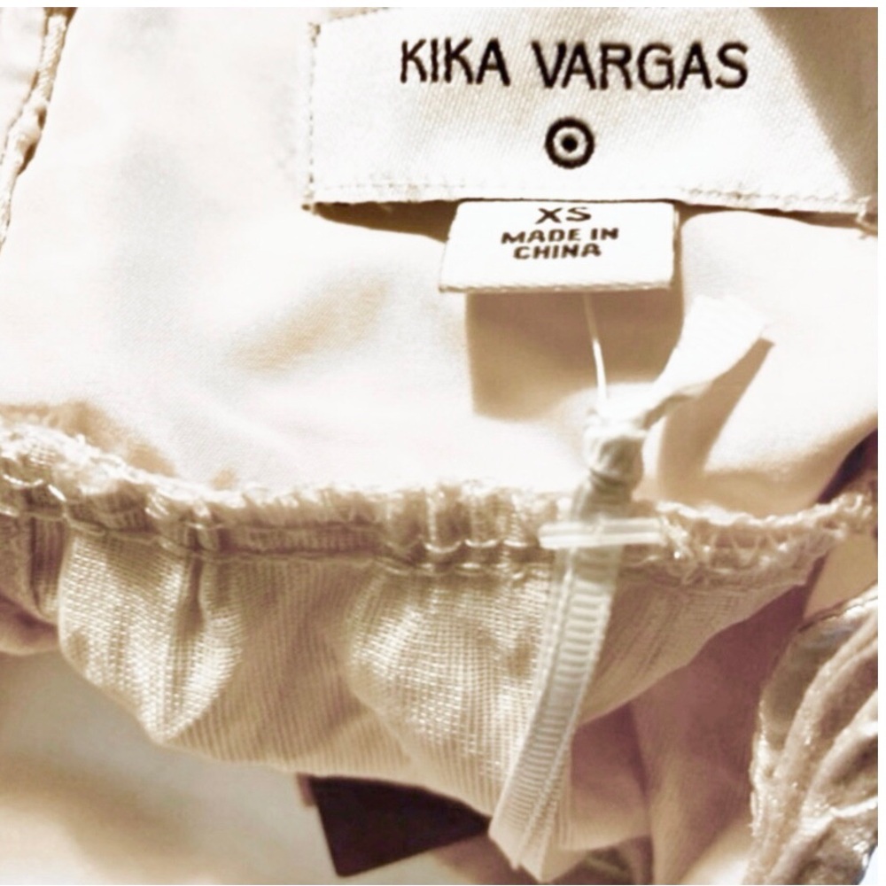 Kika Vargas By Target Textured Empire Waist midi Dress - Picture 11 of 13